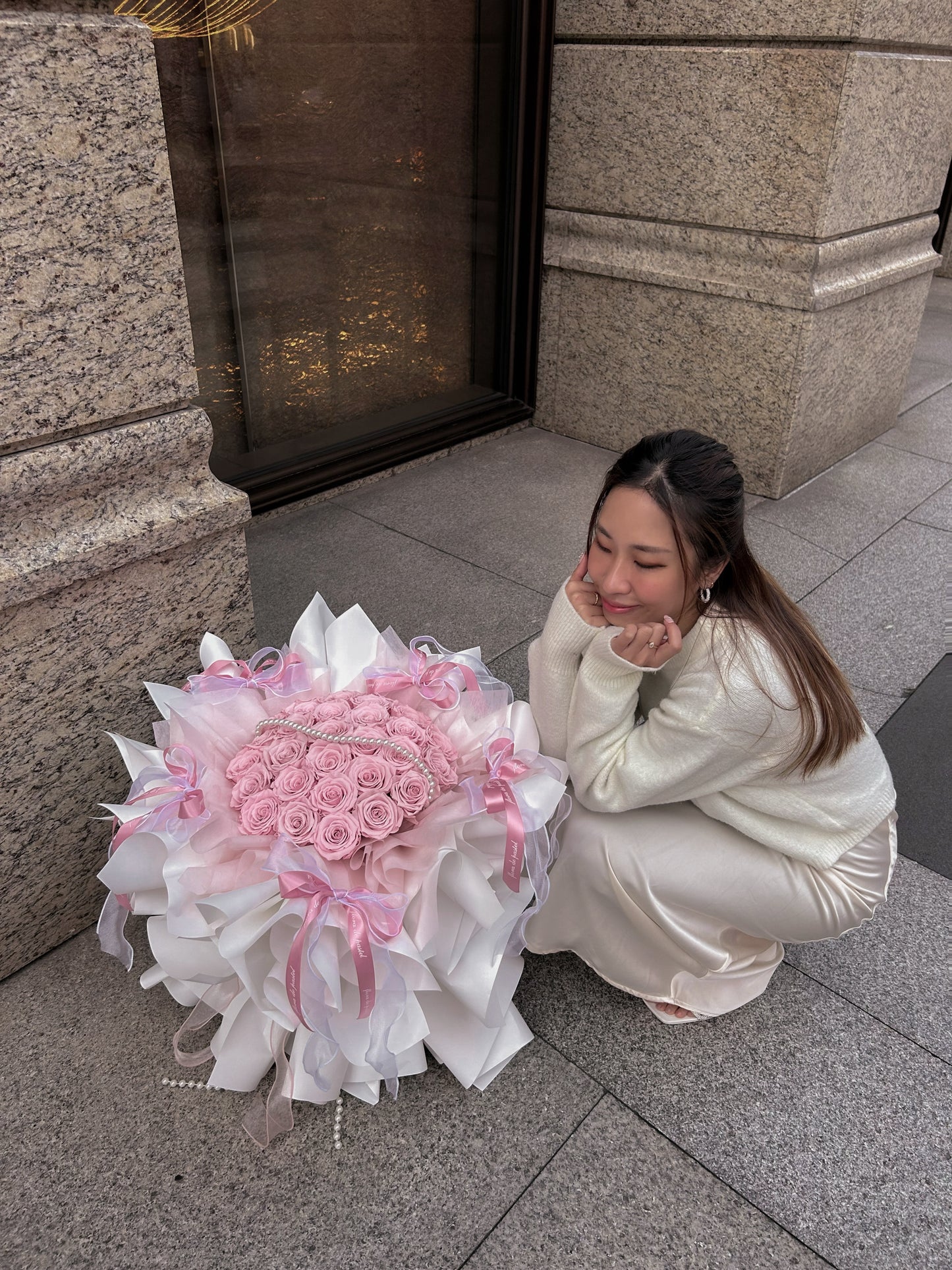 White Swan｜白天鵝芭蕾風永生花束